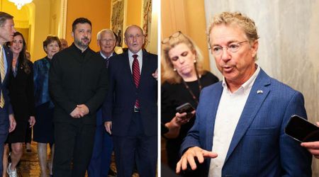 12 senators voted 'No' on Lindsey Graham's Russia sanctions bill as Volodymyr Zelenskyy watched