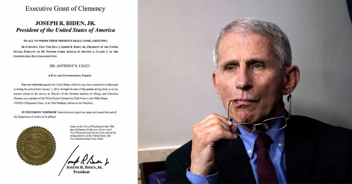 Viral posts after Dr Anthony Fauci's latest congressional appearance questioned why former President Joe Biden's pardon began on January 1, 2014 (@TheWhiteHouse/X, Getty Images)