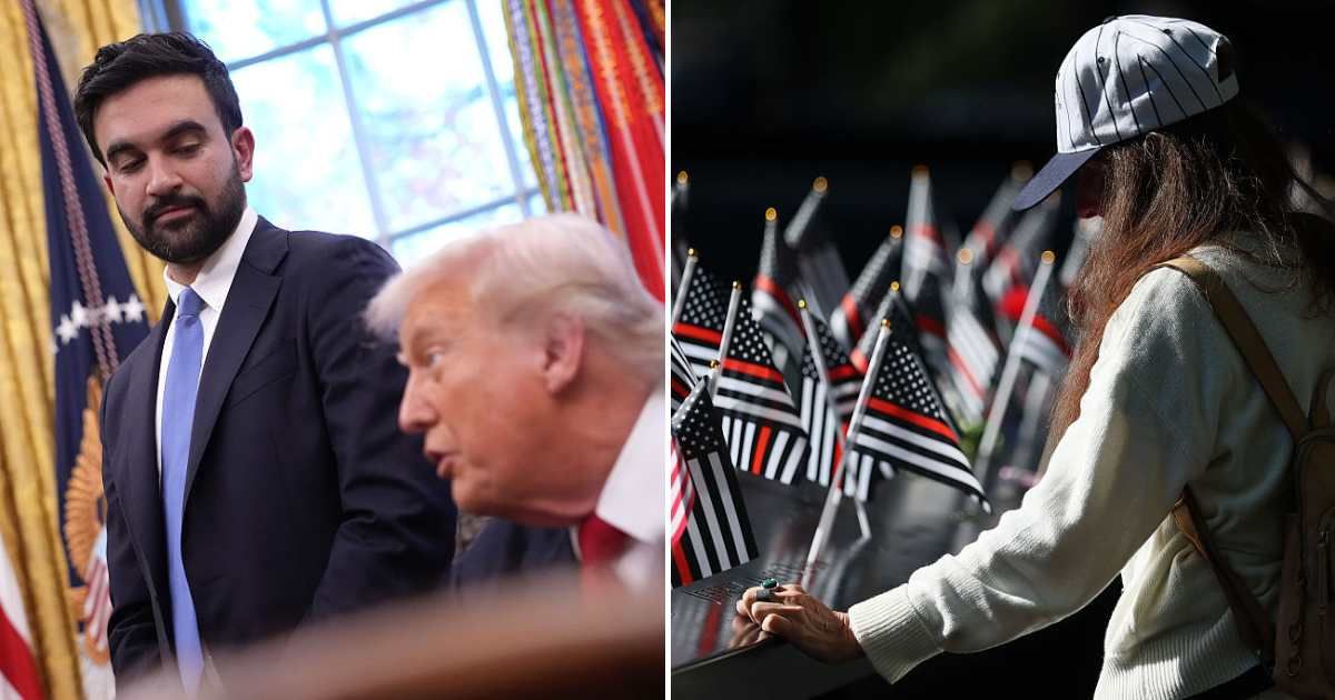 Donald Trump said families directly affected by the 9/11 attacks were struggling with Zohran Mamdani's leadership (Getty Images)