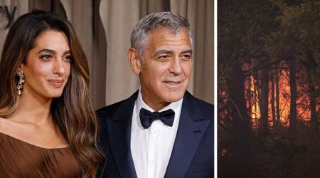 George Clooney and wife Amal evacuate France estate as massive wildfires force thousands to flee