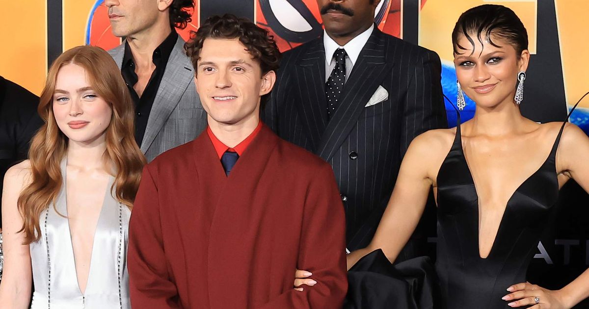 Sadie Sink, Tom Holland, and Zendaya  attend the Los Angeles Premiere Of Columbia Pictures' 'Spider-Man: Brand New Day' at Dolby Theatre on July 27, 2026, in Hollywood, California (Amy Sussman/Getty Images)