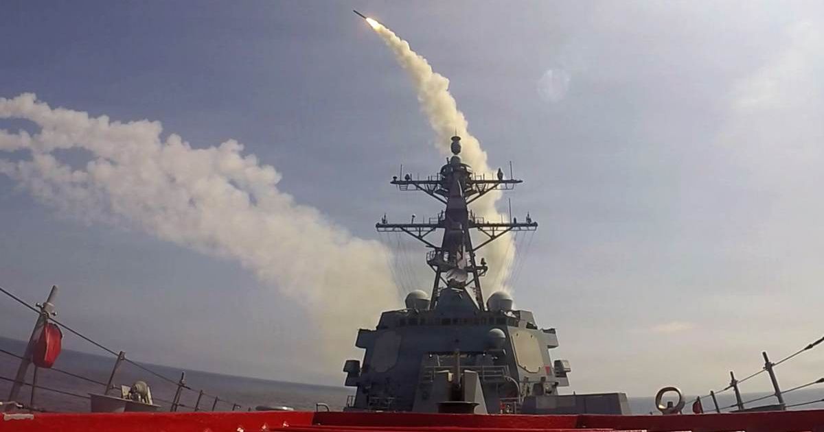 The 'Hammer of the Gods' signals a fundamental shift in the United States' approach to managing escalation in strategic maritime choke points like the Strait of Hormuz (US Navy via Getty Images)