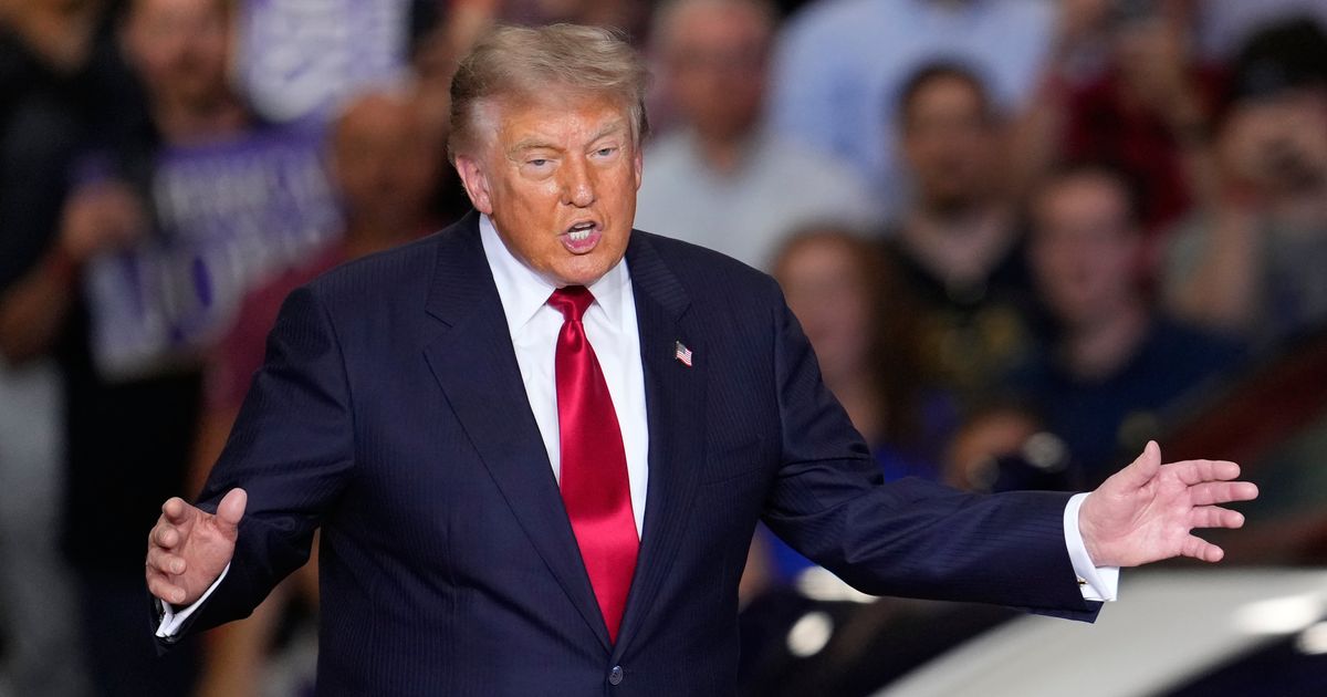 President Donald Trump claimed Morocco planned to name a highway after him (AP Photo/Paul Sancya)