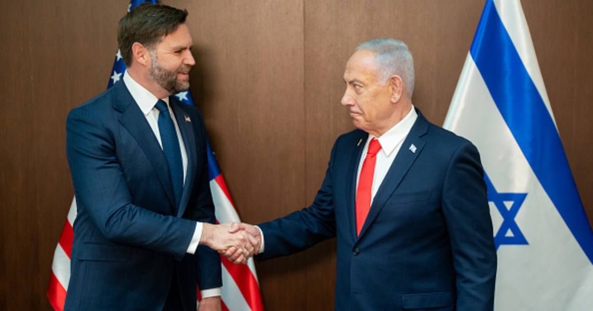JD Vance and Benjamin Netanyahu held candid Blair House talks on Iran and Middle East policy, with officials denying reports of a confrontation (Getty Images)