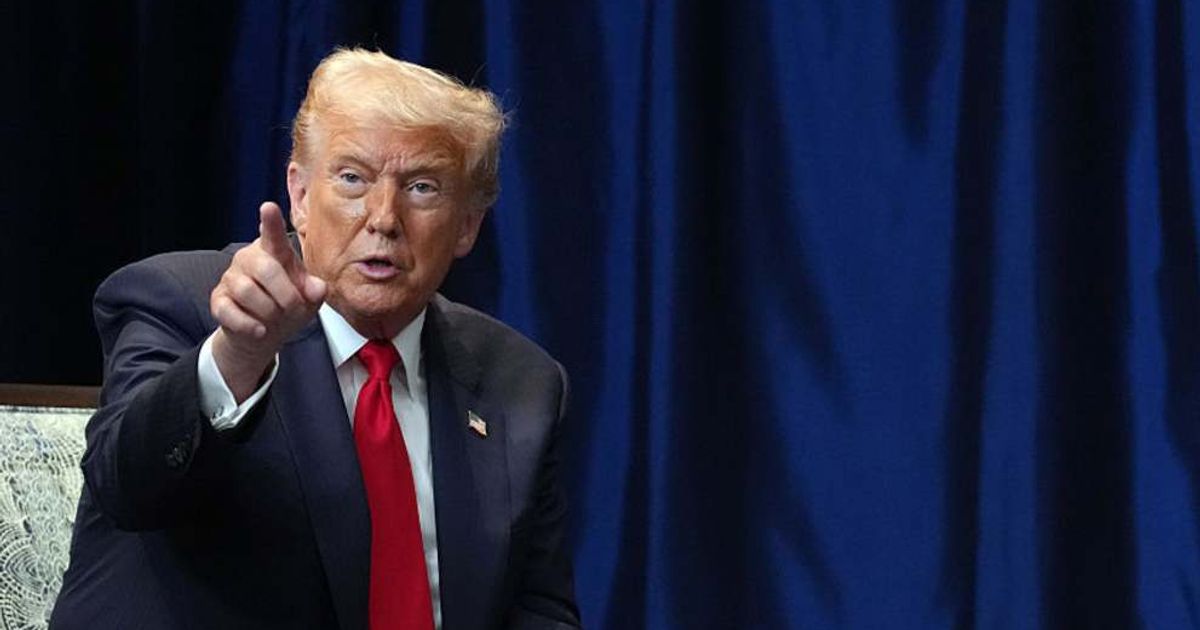 President Donald Trump spoke to reporters at the White House as he weighed in on Spain's migrant crisis (Getty Images)