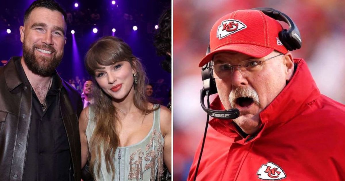 Andy Reid made a funny remark about Travis Kelce staying fit after his wedding with Taylor Swift (Kevin Mazur/Getty Images for iHeartRadio, Getty Images)