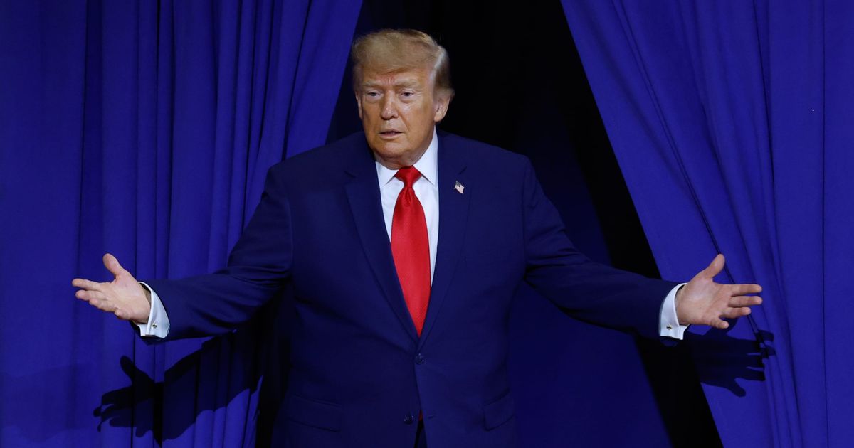 President Donald Trump had appealed a judge’s ruling over his $10 billion lawsuit against the IRS (AP Photo/Erik S Lesser)