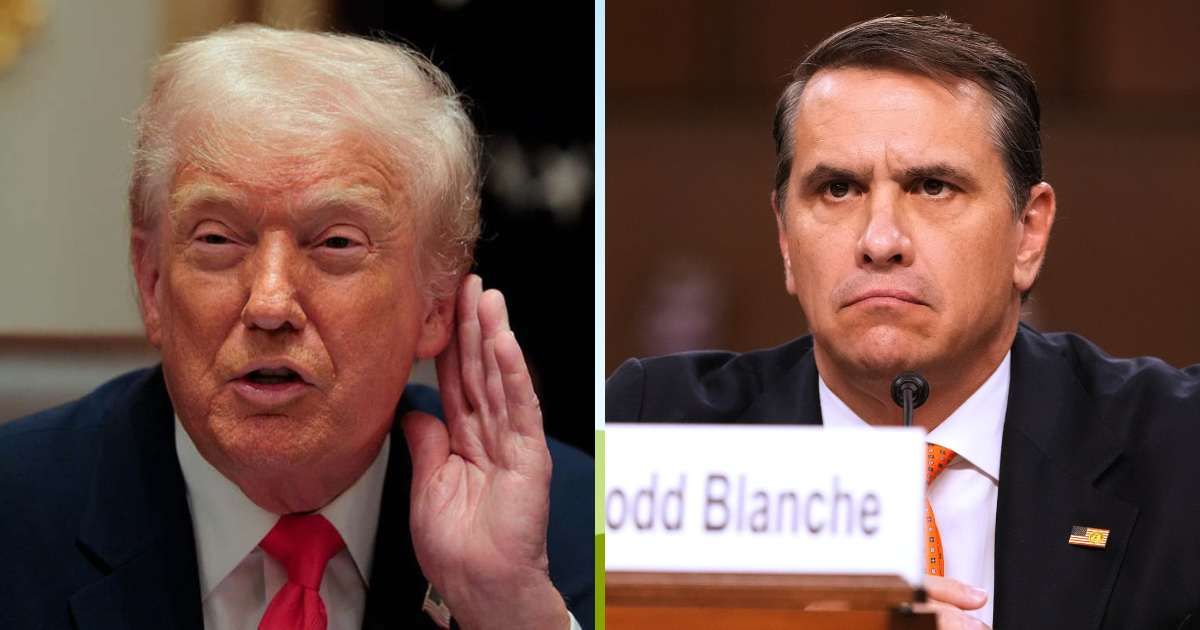 President Trump aired his frustration in a Truth Social post, singling out Sens John Cornyn of Texas and Thom Tillis of North Carolina, whom he accused of opposing Todd Blanche (Getty Images/AP Photo)