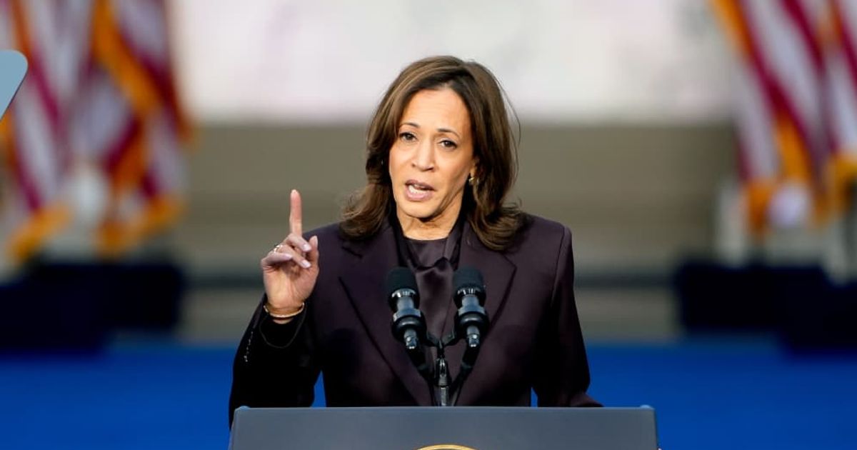Former Vice President Kamala Harris said she remained focused on the midterms but had not ruled out another bid for the White House (Kent Nishimura/Getty Images)