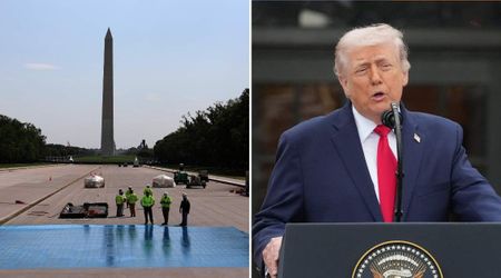Trump tries to settle Reflecting Pool dispute with newly released footage