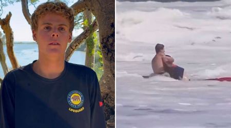 Teen lifeguard reveals terrifying fight to save 10-year-old boy from crushing California waves
