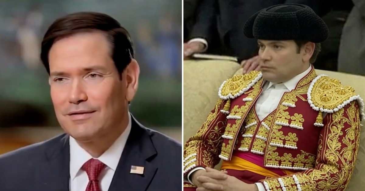 Marco Rubio said he hated his viral White House couch meme, calling it 'terrible' and revealing it became an inside joke among staff — (@RapidResponse47/X, @Notwokenow/X)