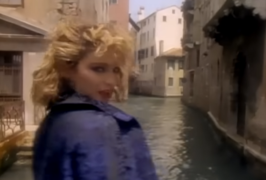 Still from Madonna's 'Like a Virgin' music video (Screengrab/Madonna/YouTube)