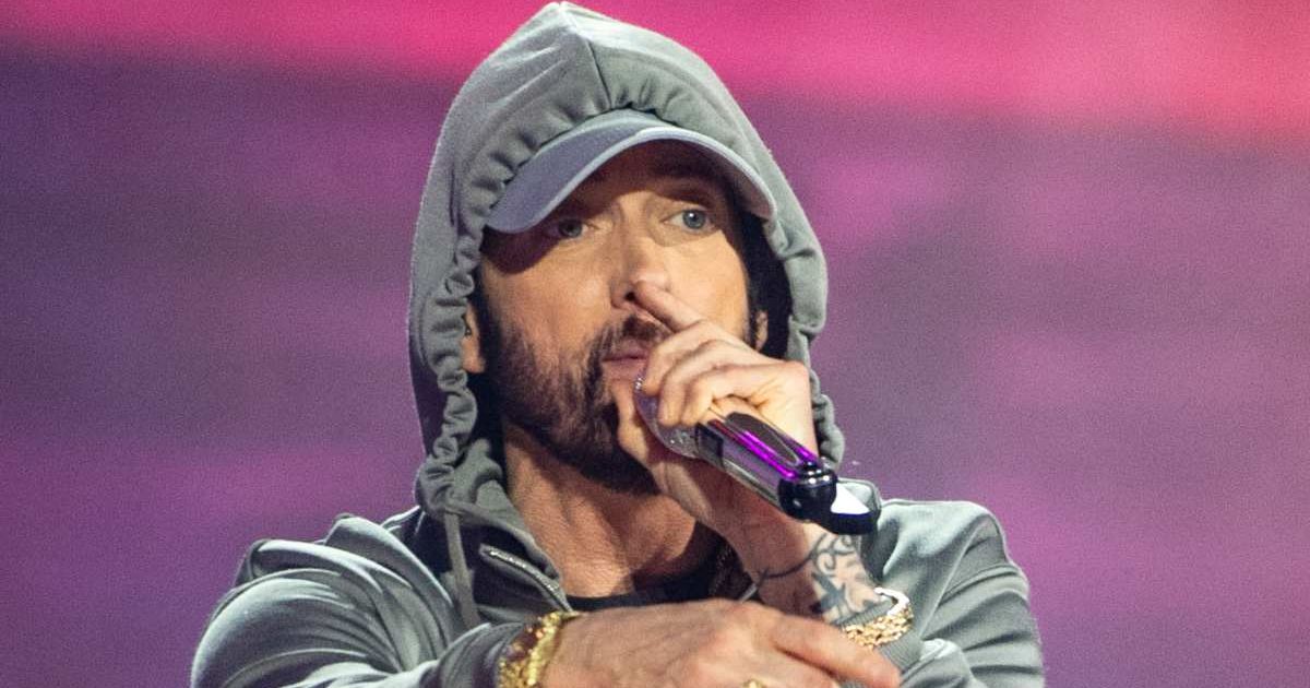 Eminem and his daughter Hailie Jade reportedly erased $700K in school lunch debt (Aaron J. Thornton/Getty Images)