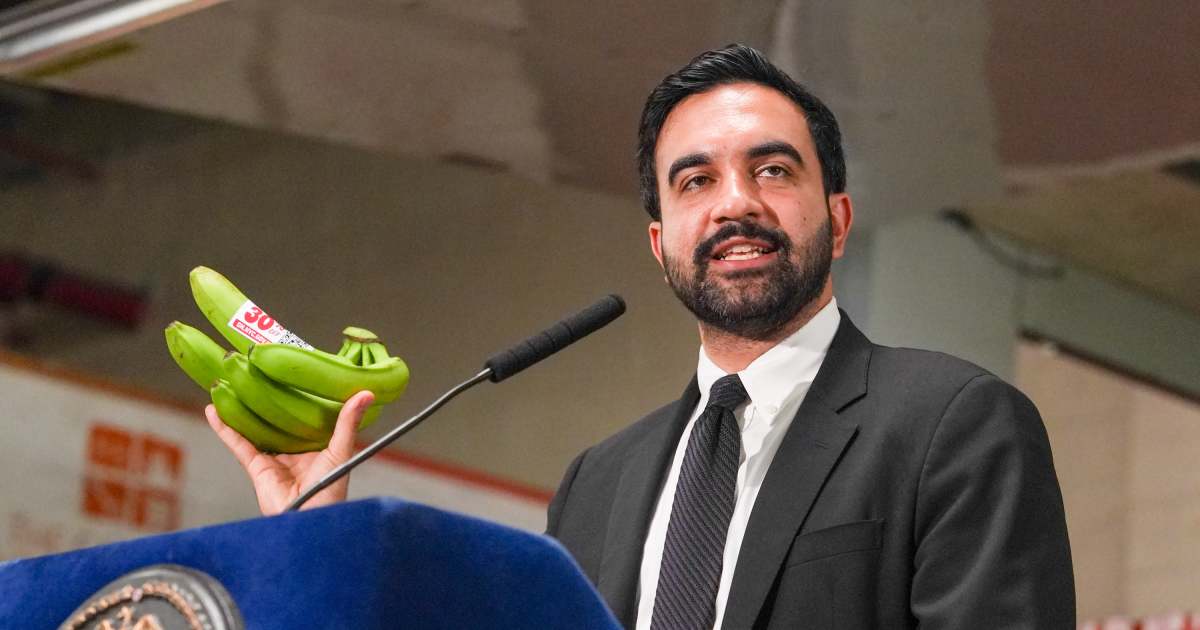 Zohran Mamdani's grocery store ID plan sparked GOP criticism, with Republicans accusing him of hypocrisy over voter ID opposition (AP Photo/Ryan Murphy)