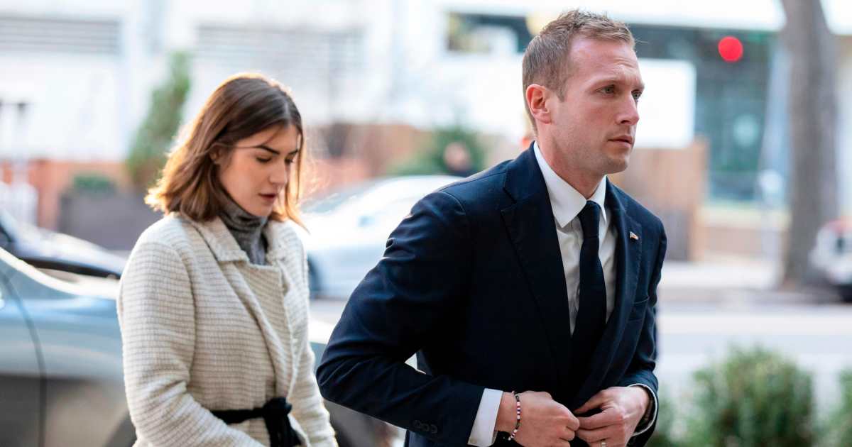 Rep Max Miller faced a new restraining order request amid an ongoing custody dispute with Emily Moreno (AP Photo/Amanda Andrade-Rhoades, File)