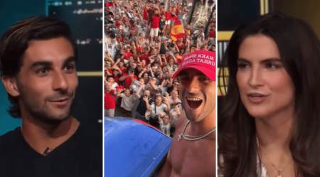 Ferran Torres shuts down 'Make Spain Great Again' hat controversy after Kaitlan Collins' question