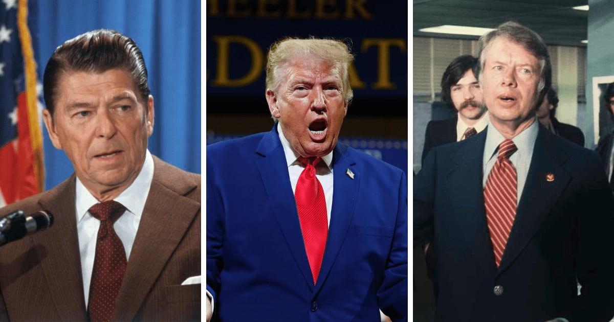 As Donald Trump continues to face a race against time to end the Iran war, he can take lessons from Ronald Reagan's Persian Gulf crisis playbook to avoid Jimmy Carter's Iran trap (Getty Images)