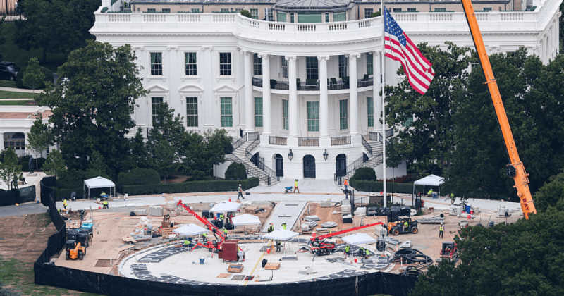 Trump orders White House helipad redesign as crews dismantle weeks of construction