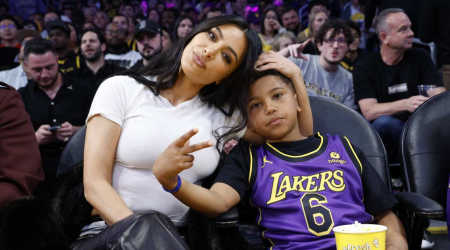 Kim Kardashian shows support to 10-year-old son Saint West as he makes Instagram debut