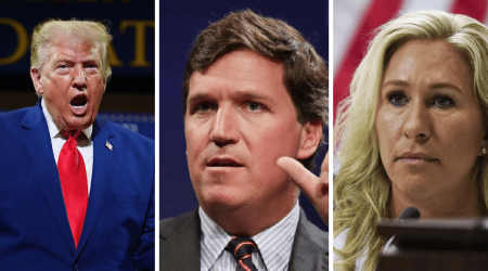 'Whiny turncoats': Trump White House turns on Tucker Carlson, Marjorie Taylor Greene