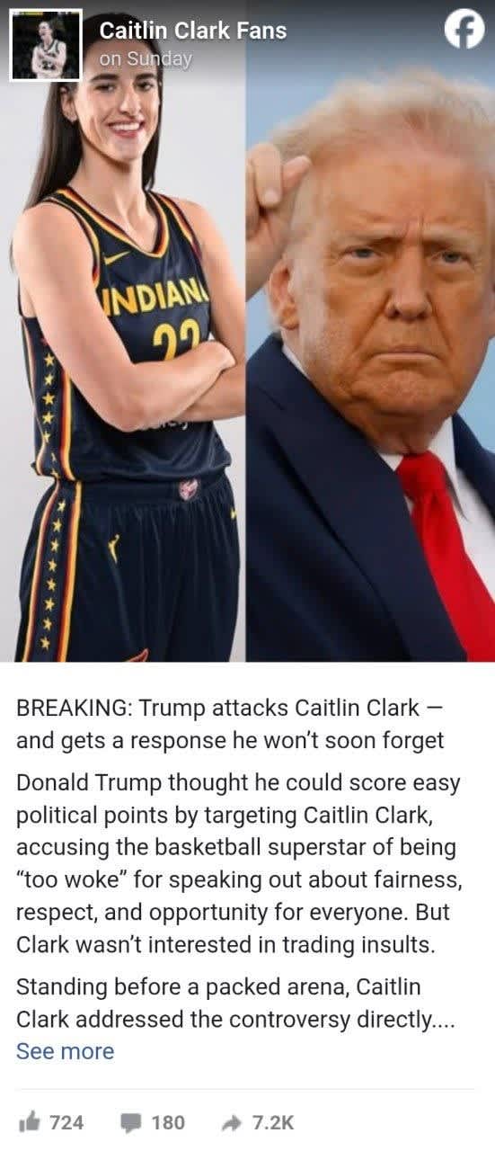 (Caitlin Clark Fans/Facebook)