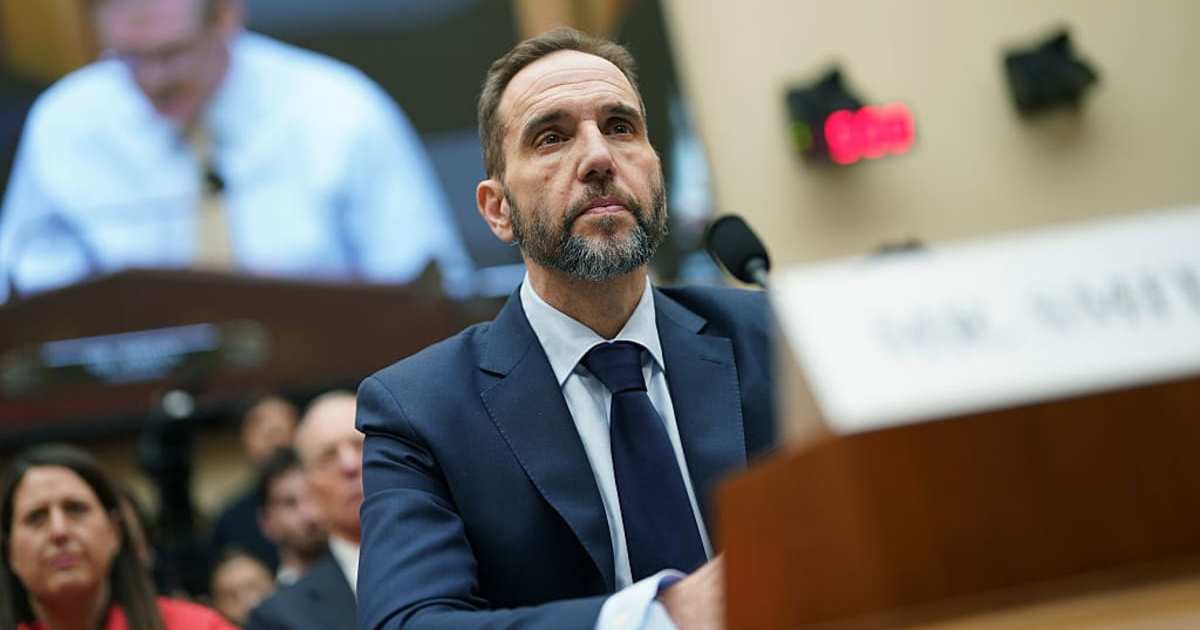 A social media rumor claims former Special Counsel Jack Smith was arrested at the airport while trying to flee the country (Getty Images)