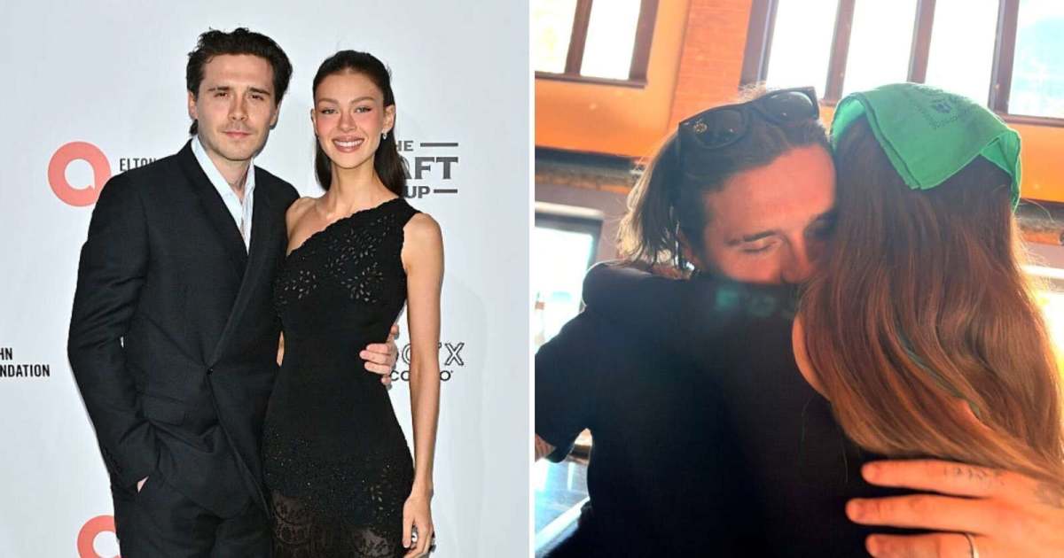 The couple previously explained that they renewed their vows because Nicola Peltz had been 'consistently disrespected' by Brooklyn Beckham's family despite their efforts to unite (Getty Images, Screengrab/@brooklynpeltzbeckham/Instagram)