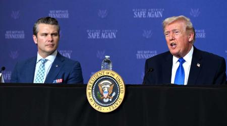 Trump confronted Pete Hegseth at Camp David over Iran war munitions shortage, report says