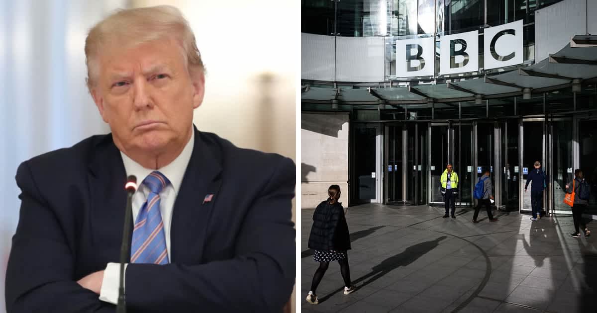 BBC was scheduled to receive a number of documents from Trump’s business on Thursday, which were sought after Trump alleged that BBC’s 2024 documentary caused Trump personal reputational and Financial harm . (Getty Images)