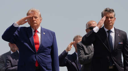 'Fake reporting is treasonous': Trump defends Hegseth after munitions shortage report