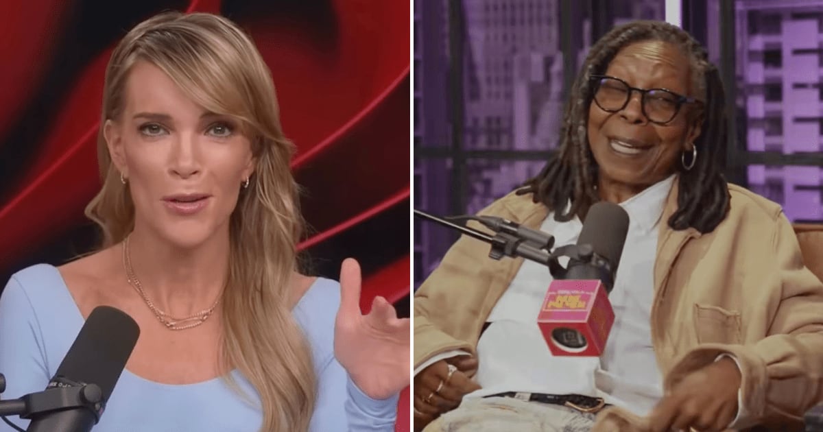 Megyn Kelly took aim at Whoopi Goldberg over comments she made about her ‘The View’ paycheck during an appearance on the ‘Baby, This is Keke Palmer’ podcast (Megyn Kelly/YouTube, @mi_reina130/X)