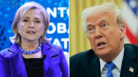 Hillary Clinton invokes Saddam Hussein to describe Trump's gold-heavy White House