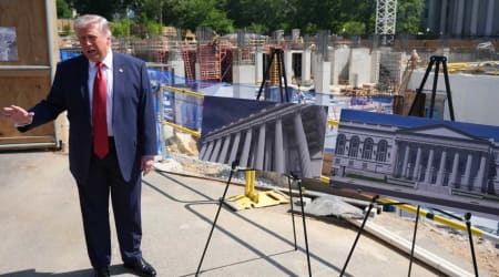 Trump unveils new defense of White House ballroom after appeals court setback