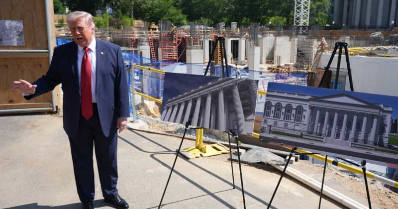 Trump unveils new defense of White House ballroom after appeals court setback