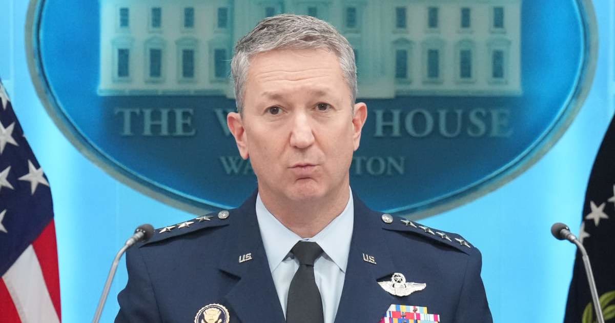 Gen Dan Caine has reportedly privately raised concerns about further escalation, including the limits of airpower and dwindling US weapons stockpiles (AP Photo/Mark Schiefelbein)