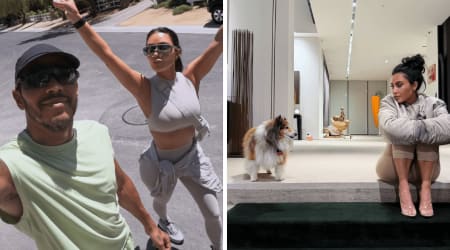 Lewis Hamilton shares never-before-seen photos with girlfriend Kim Kardashian