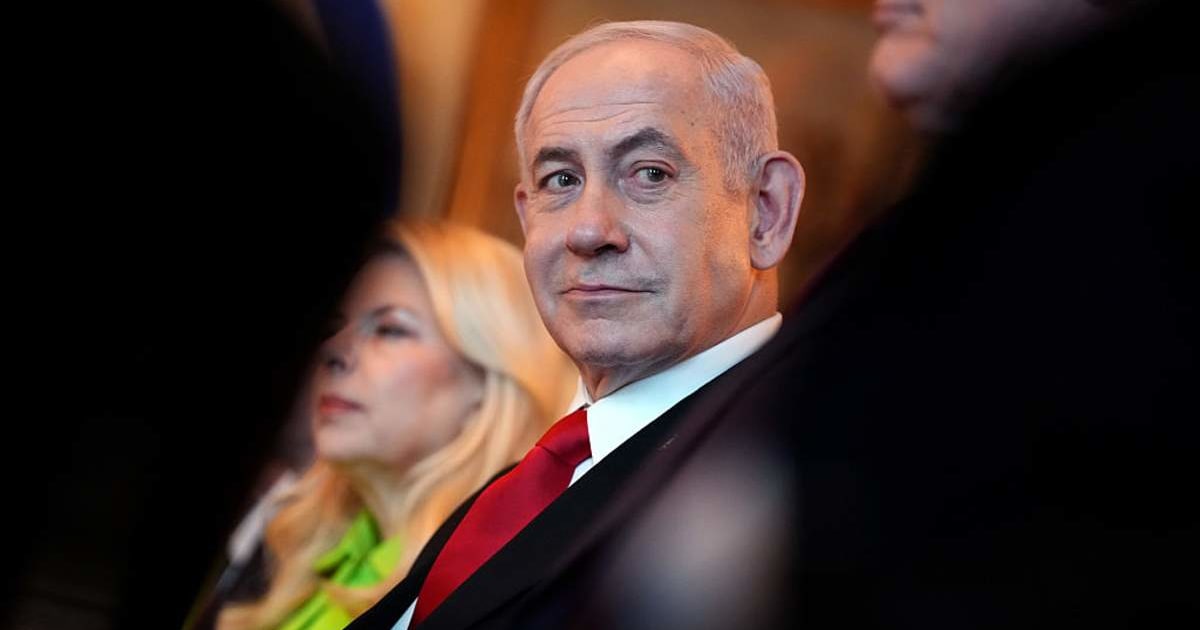 A viral post claims to show a quote by Israeli Prime Minister Benjamin Netanyahu, who once criticized the United States (Getty Images) 