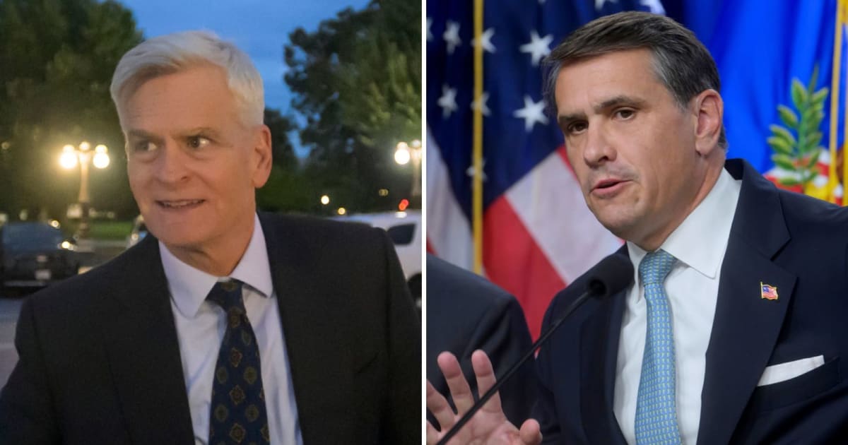 Bill Cassidy’s support gave Todd Blanche the 50 votes needed for confirmation, potentially paving the way for a final Senate vote (AP Photo)