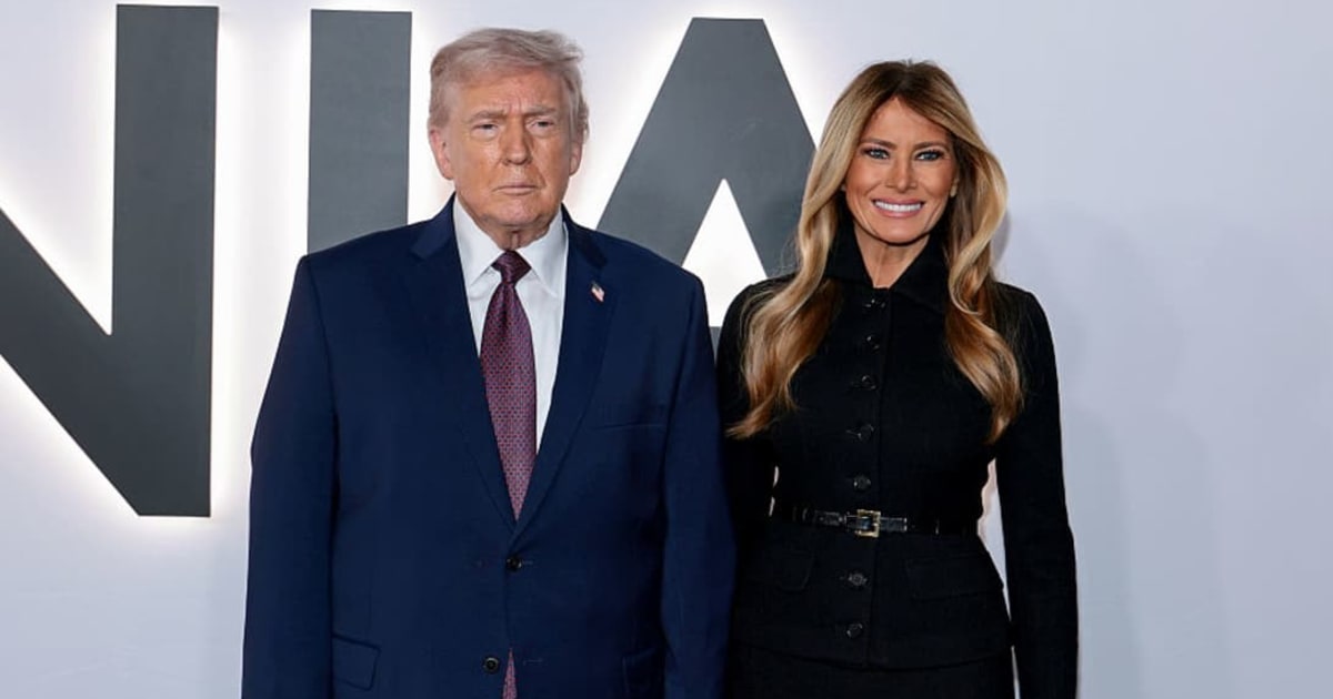 Donald Trump brought up Melania Trump’s reaction to his exaggerated mock weightlifting routine during a rally in Las Vegas, Nevada, on Wednesday, August 5 (Getty Images)