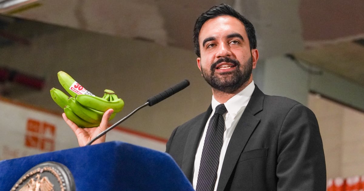 New York City Mayor Zohran Mamdani speaks at an announcement event of a city-wide, discounted grocery plan for city-run municipal grocery stores in the Brooklyn borough of New York, Monday, July 27, 2026 (AP Photo/Ryan Murphy)