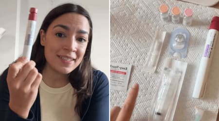 AOC freezes eggs, tells followers 'don't be weird' as she films process