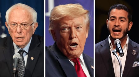 ‘He is a Muslim’: Bernie Sanders challenges Trump’s attack on Abdul El-Sayed