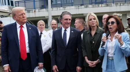 'Vandalism': Trump drops new Reflecting Pool photos after Pirro's decision