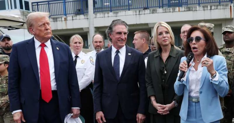 'Vandalism': Trump drops new Reflecting Pool photos after Pirro's decision