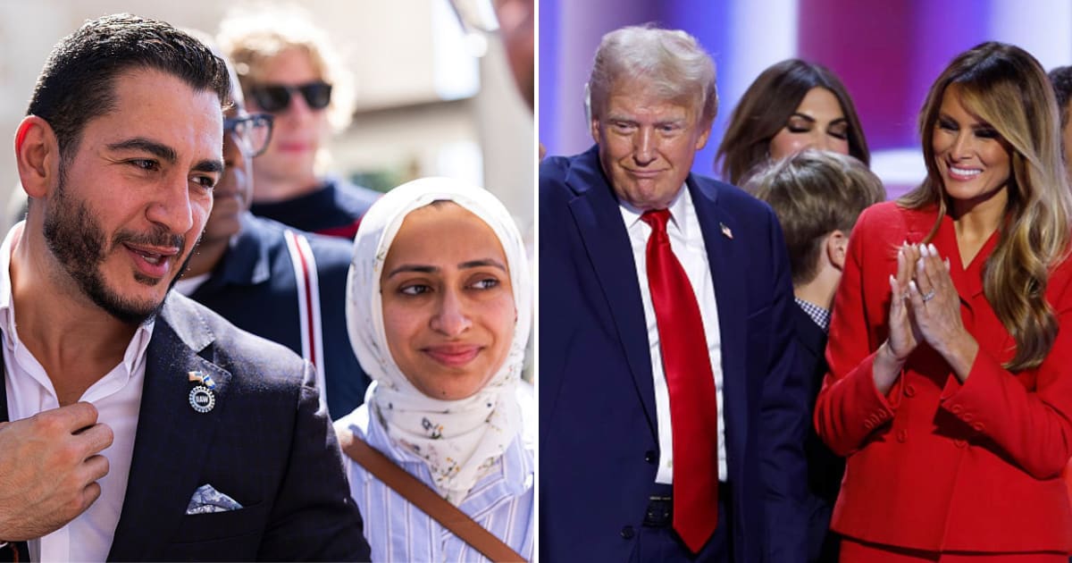 Abdul El-Sayed said he and his wife 'like each other,' questioned Donald Trump's marriage, and contrasted their visions of America (Getty Images) 