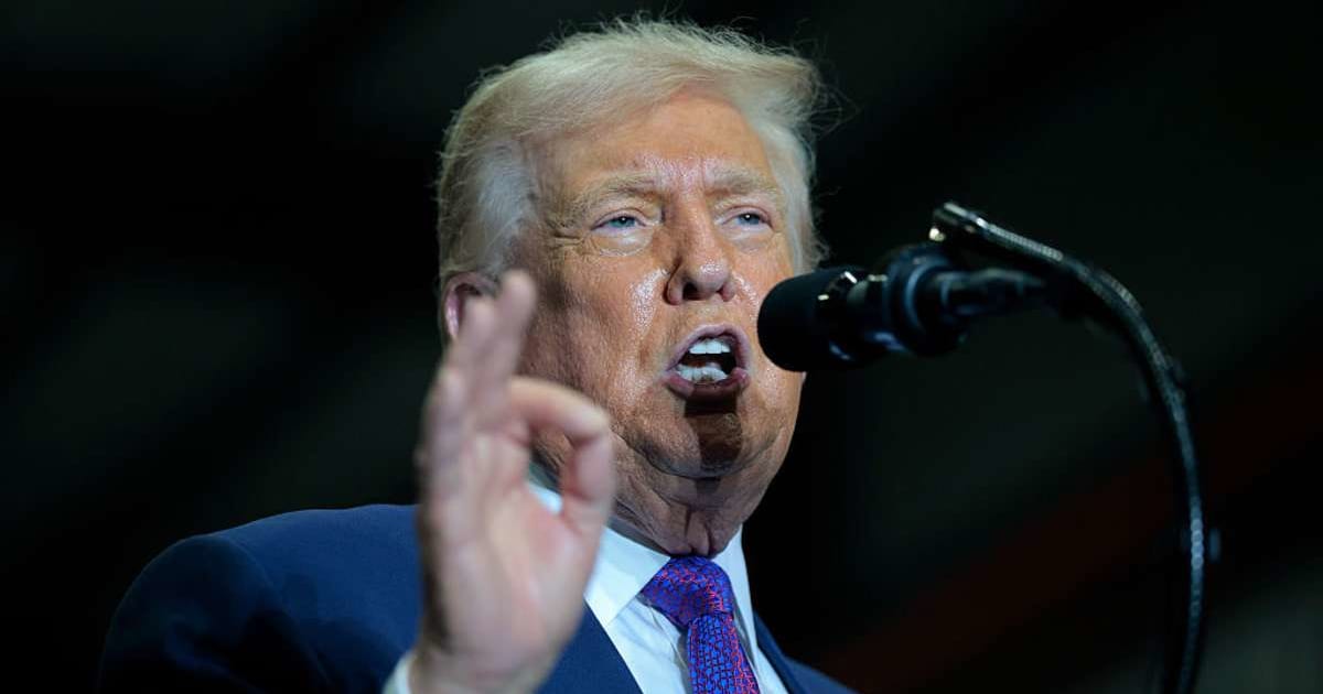 Trump said Black and Brown voters were turning toward the GOP as he criticized socialism and communism (Getty Images)