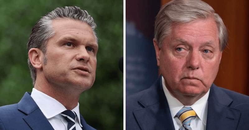 Hegseth's Lindsey Graham impression goes wrong: 'It always devolves into a Trump accent'