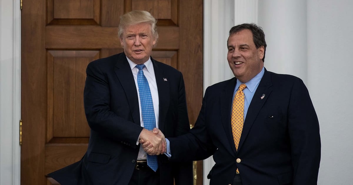 Former Republican Governor of New Jersey Chris Christie hit out at President Donald Trump over the escalating Iran war, arguing that he had been held hostage by Tehran (Getty Images)