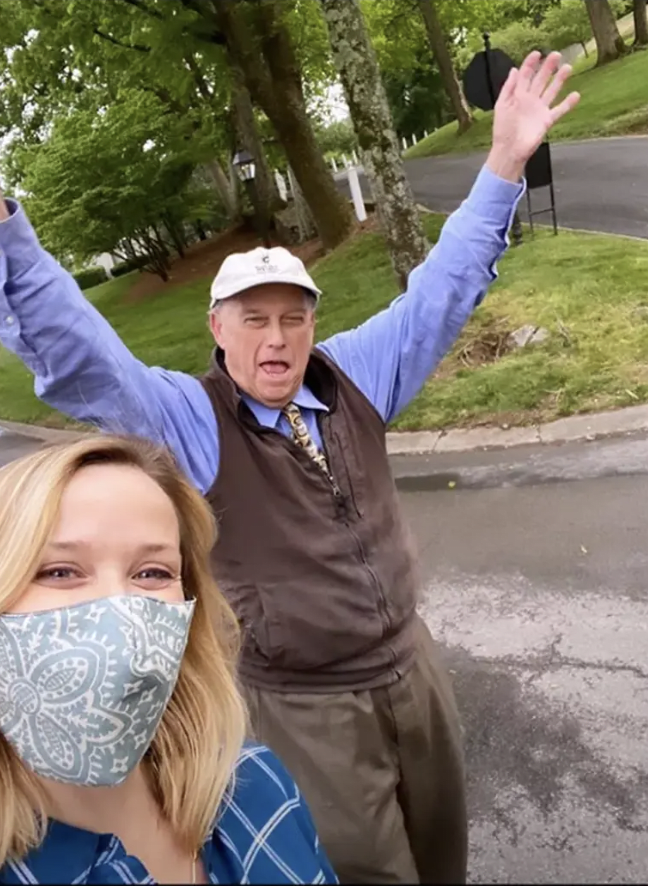 Reese Witherspoon and her father, John Witherspoon, were pictured together in a past family moment.
